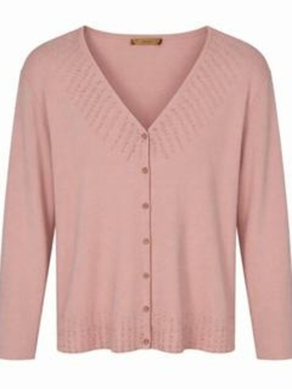 Belldini Pink Women's Pearl Embellished Cardigan Size S